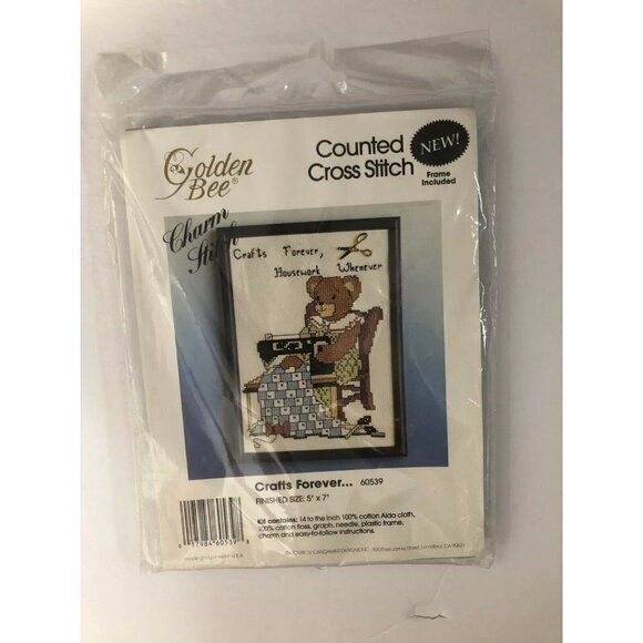 Candamar Designs Golden Bee Cross Stitch Kit - Picture 1 of 5